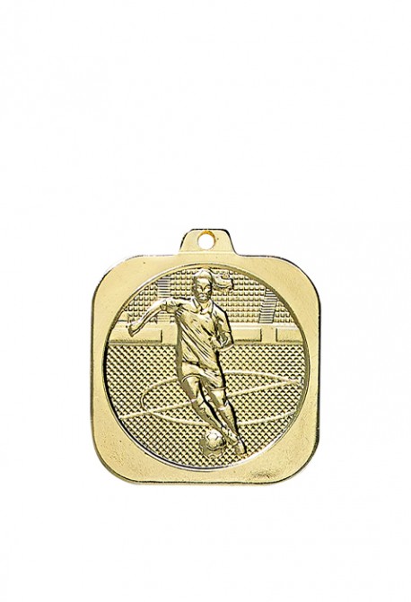 Médaille 35 x 35 mm Foot féminin  DK06