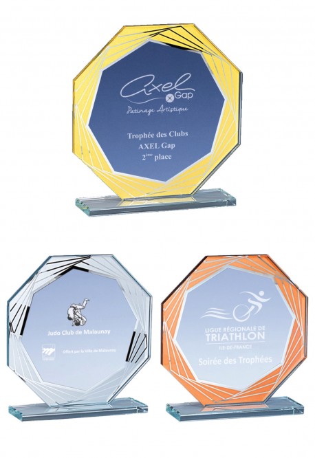 Trophée Verre Personnalisé 160-41-CLI