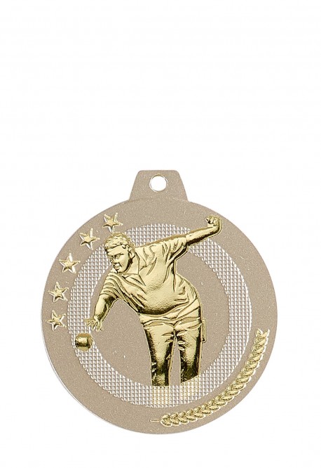 Médaille Ø 50 mm Boules & Pétanque  - NQ11