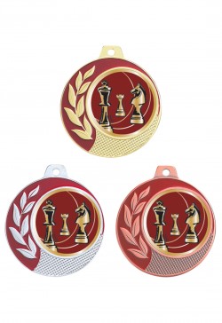Médaille Ø 70 mm Échecs   - CZ09