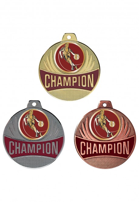 Médaille Ø 50 mm Basket - CX05