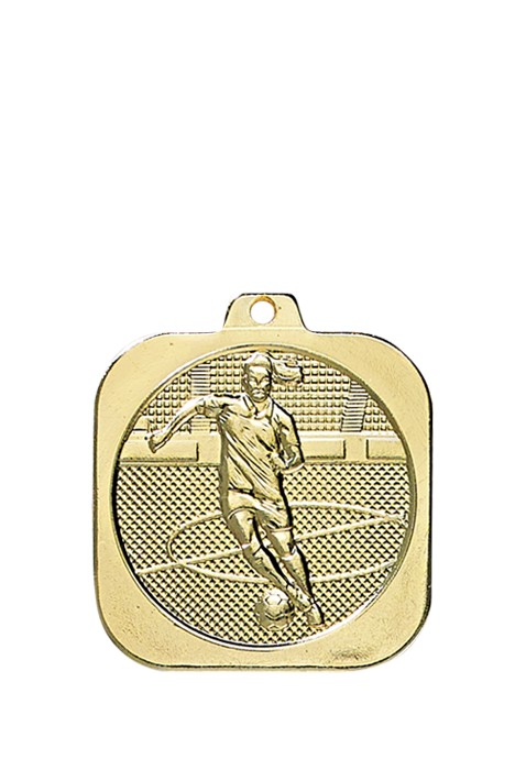 Médaille 35 x 35 mm Football  - DK06