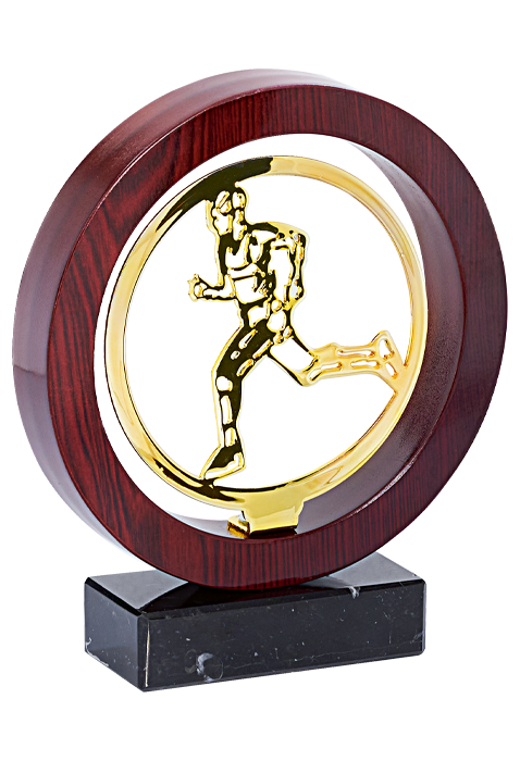 Trophée Bois Métal Boule & Pétanque JX05