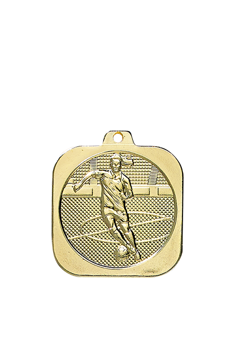 Médaille 35 x 35 mm Foot féminin  DK06